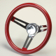 Give your dune buggy, street rod, or muscle car some colorful 1960's flare with this three-spoke metal flake steering wheel!