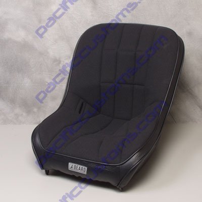 BEARD SUPER SEAT, LOW BACK, BLACK/BLACK