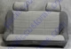 ONLY ONE AVAILABLE BEARD SUPER SEAT 48 INCH WIDE BENCH WITH ADJUSTABLE HEADREST GREY CLOTH