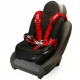 BLACK CLOTH BOOSTER SEAT FOR CHILD WILL SIT ON TOP OF A BEARD, PRP, RACE TRIM, OR EMPI ADULT SEAT