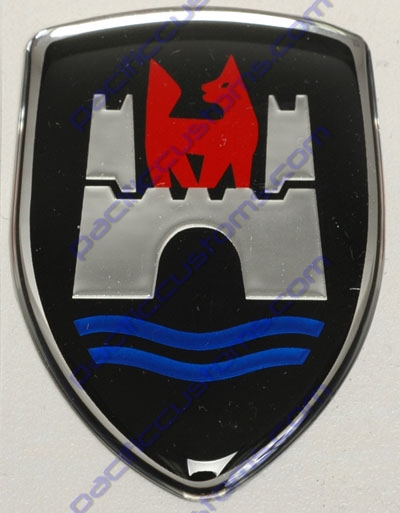 WOLFBURG CREST SEAT BELT EMBLEM