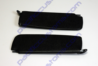 SUN VISORS FOR ALL YEARS OF TYPE-3 VW FAST BACK, NOTCH BACK, OR SQUARE BACK - BLACK