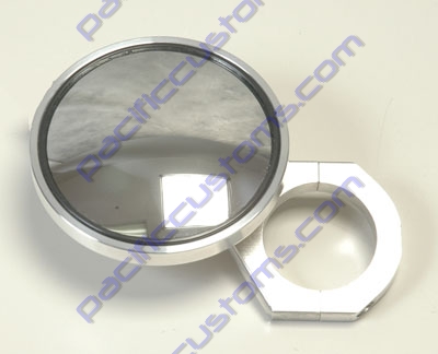 MIRROR, BILLET ALUMINUM, 4