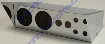 SWITCH BOX, 9 INCH WITH HOLES, CHROME