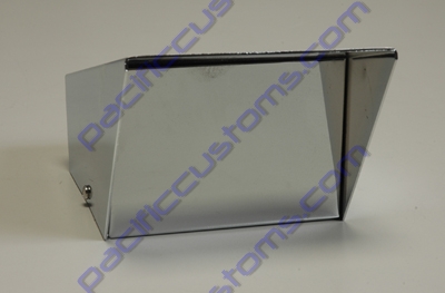 SWITCH BOX, 4 INCH NO HOLES, CHROME