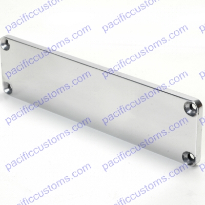 SWITCH BOX, POLISHED BILLET ALUMINUM, NO HOLES OR ENGRAVING