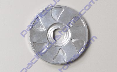 POLISHED BILLET ALUMINUM PULLEY FOR ALTERNATORS OR GENERATORS OUTER HALF