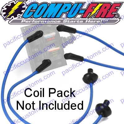 COMPU-FIRE BLUE REPLACEMENT SPARK PLUG WIRE SET FOR DIS IX IGNITION SYSTEMS