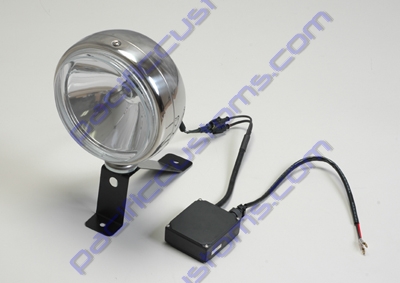 H.I.D. OFF ROAD LIGHT EXTERNAL BALLAST - CHROME 7 1/2