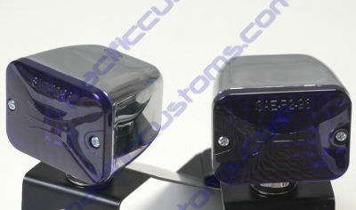 BLUE MINI TAILLIGHT 2 1/2