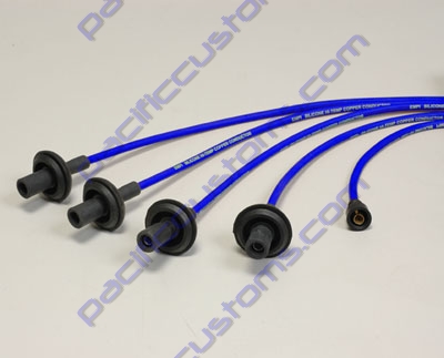 7MM BLUE SILICONE SPARK PLUG WIRE SET