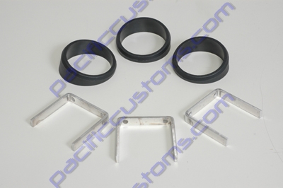 AUTOMETER ANGLED RING, BLACK, FITS 2 1/16