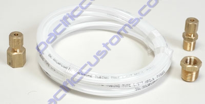 AUTOMETER NYLON LINE KIT 1/8 12FT LINE AND FITTINGS FOR MECHANICAL PRESSURE GAUGES UP TO 200PSI