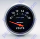 Size:
2 5/8" (66.7mm)<Br> 

<BR>Type:
Short Sweep Electric <BR>
 
<BR>Range:
8-18 Volts<BR> 
<BR>Notes: 
Air-Core meter movement. <Br>
