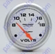 Size:
2 5/8" (66.7mm)<br> 
<br>Type:
Short Sweep Electric <br>
<br>Range:
8-18 Volts <BR>
<br>Notes: 
Air-Core meter movement.<br> 
