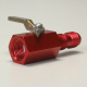 An #6 Male To 3/8Npt Female Bulk Head Style Shut-Off Valve Petcock