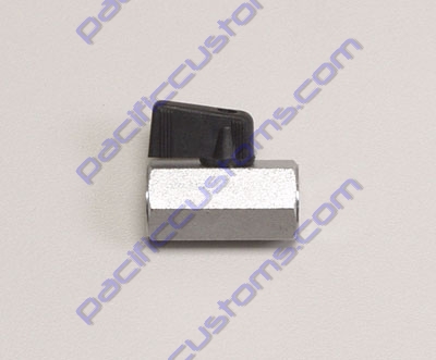 SHUT-OFF VALVE, 1/4NPT TO 1/4 FEMALE