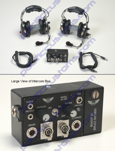 AVCOMM COMMUNICATION KIT, 2 PERSON PORTABLE WITH HEADSETS