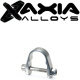 Axia Alloys 1 Inch Diameter Silver Anodized Clamp