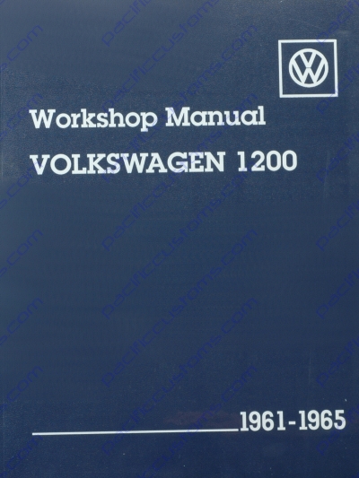 BENTLEY SERVICE MANUAL FOR BUGS OR GHIAS 1961 TO 1965