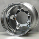 CHROME BAJA STEEL WHEEL 8 INCH WIDE 15 INCH DIAMETER 5 LUG 205mm BOLT PATTERN 2 INCH BACK SPACE