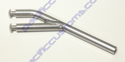 CNC Y BRACKET FOR ROLLER PEDAL TO THROTTLE CABLE END - STAINLESS STEEL