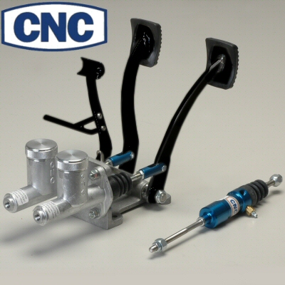 CNC PEDAL ASSEMBLY WITH ROLLER THOTTLE PEDAL FOR 2 WHEEL BRAKES