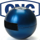 CNC REPLACEMENT BLUE KNOB FOR STEERING OR STAGING BRAKES