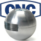 CNC REPLACEMENT SILVER KNOB FOR STEERING OR STAGING BRAKES