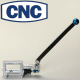 CNC STAGING HAND BRAKE FOR DRAG RACING WITH 3/4 INCH BORE CYLINDER ANGLED HANDLE WITH BLUE KNOB
