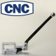 CNC STAGING HAND BRAKE FOR DRAG RACING WITH 3/4 INCH BORE CYLINDER ANGLED HANDLE WITH SILVER KNOB