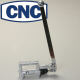 CNC STAGING HAND BRAKE FOR DRAG RACING WITH 3/4 INCH BORE CYLINDER UPRIGHT HANDLE WITH SILVER KNOB
