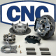 CNC REAR MICRO STUB DISC BRAKE KIT 4 PISTON CALIPERS STANDARD BEARING ASSEMBLIES WITHOUT TUBES