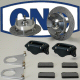 CNC OFF ROAD REAR 4 LUG DISC BRAKE KIT WITH LARGE 2 PISTON CALIPERS SHORT AXLE WITH EMERGENCY BRAKE