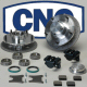 CNC FRONT 5 LUG DISC BRAKE KIT WITH SMALL 2 PISTON CALIPER FOR 2 INCH HOLLOW SPINDLES