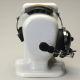 BLACK FINISH SINGLE SIDE HEADSET INCLUDES LOW GAIN MICROPHONE FOR LOUD ENVIRONMENTS