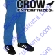 Crow Enterprizes Junior Single Layer Proban Blue Pants Size Small (6-8) SFI 1 Approved