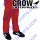 Crow Enterprizes Junior Single Layer Proban Red Pants Size Small (6-8) SFI 1 Approved