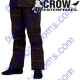 Crow Enterprizes Quilted 2 Layer Proban Black Pants Size Small Straight Leg with Stirrups SFI 5