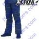Crow Enterprizes Quilted 2 Layer Proban Blue Pants Size Small Straight Leg with Stirrups SFI 5