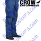 Crow Enterprizes Single Layer Proban Blue Pants Size Small Straight Leg with Inside Cuff SFI 1