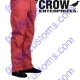 Crow Enterprizes Single Layer Proban Red Pants Size Small Straight Leg with Inside Cuff SFI 1