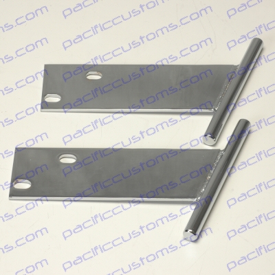 EMPI CHROME CAL-LOOK T BAR BUMPERS FOR STANDARD BEETLES 1968 TO 1973 OR SUPER BEETLES 1971 TO 1973