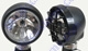 LIGHTS,4" H.I.D,35W SPOT BEAM,INTERNAL BALLAST,BLACK HOUSING 
