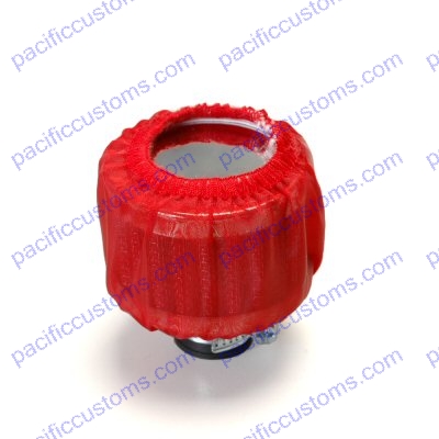 OUTERWEAR PREFILTER FOR BREATHER FILTERS 2.0 DIAMETER x 1.5 TALL - RED