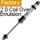 Fox Racing Shocks Coil Over 2.0 Body 8.5 Stroke With .625 Diameter Shaft Without Reservoir