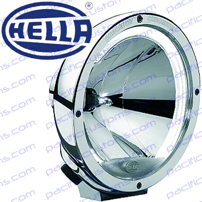 CHROME HELLA RALLEY 4000 WITH CELIS LIGHT RING 55/55 WATT