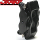 Jamar Performance #304 Replacement Black Four Piston Caliper For Driver or Passenger Side