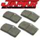 Jamar Performance #304 Replacement Four Piston Disc Brake Caliper Pads Set of 4