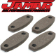 Jamar Performance #400 Replacement Mini Two Piston Disc Brake Caliper Pads Set of 4